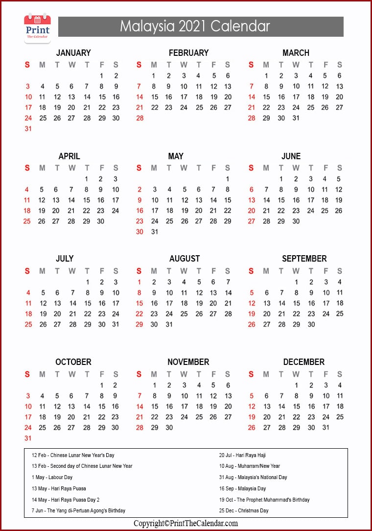 2021 sabah public holiday Public Holidays